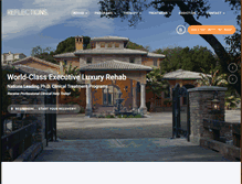 Tablet Screenshot of livingatreflections.com
